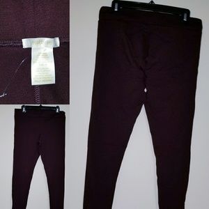 NWOT MATTY M. SIZE M BURGANDY PONTE PANT LEGGING